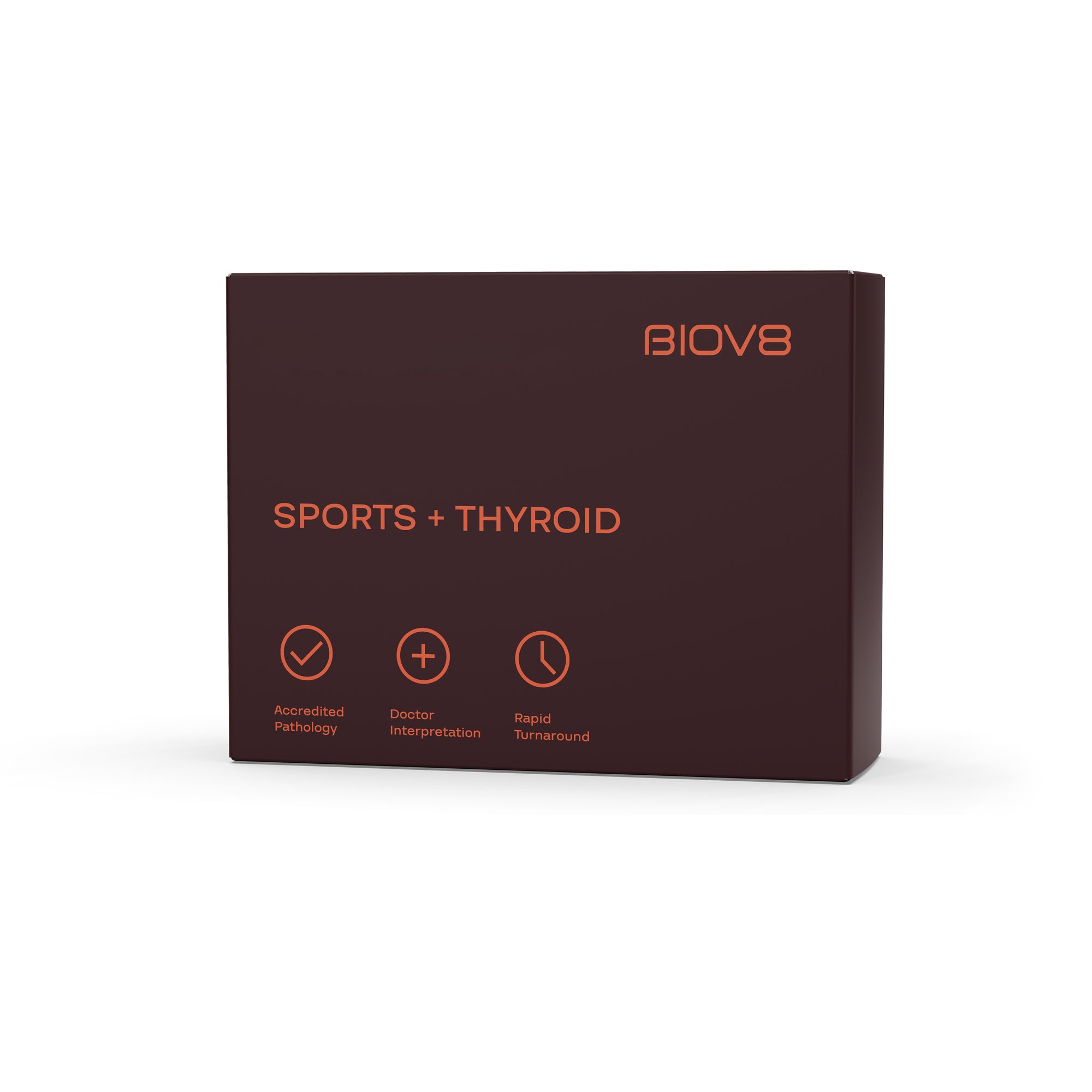Biov8's Sports Thyroid Test product for blood work analysis