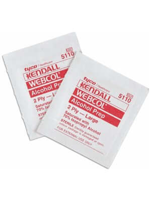 Sharps and swabs (50x pack)